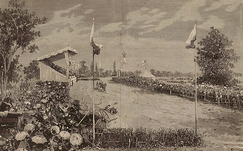 Inauguration du nouvel hippodrome de Vincennes.