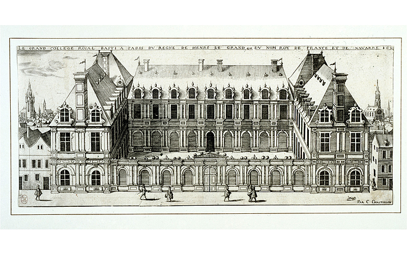 Le grand college roial basti a Paris du regne de Henri le Grand 4me du nom roi de France et de Navarre 1612