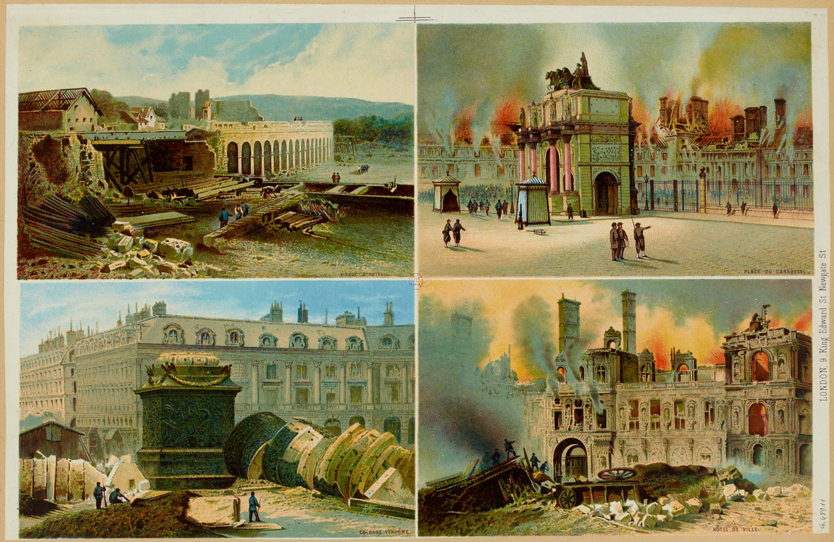 Viadux d'Auteuil/Place du Carrousel/Colonne Vendôme/Hôtel de Ville.