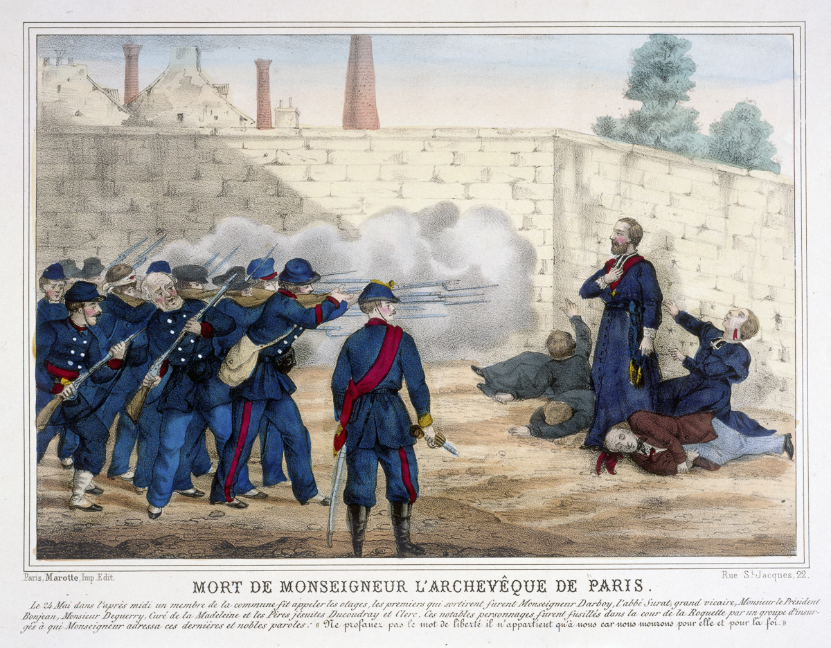 Mort de Monseigneur l'Archevèque de Paris (Darboy) le 24 mai 1871. 