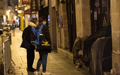 Nuit de la solidarité 2021 dans Paris Centre