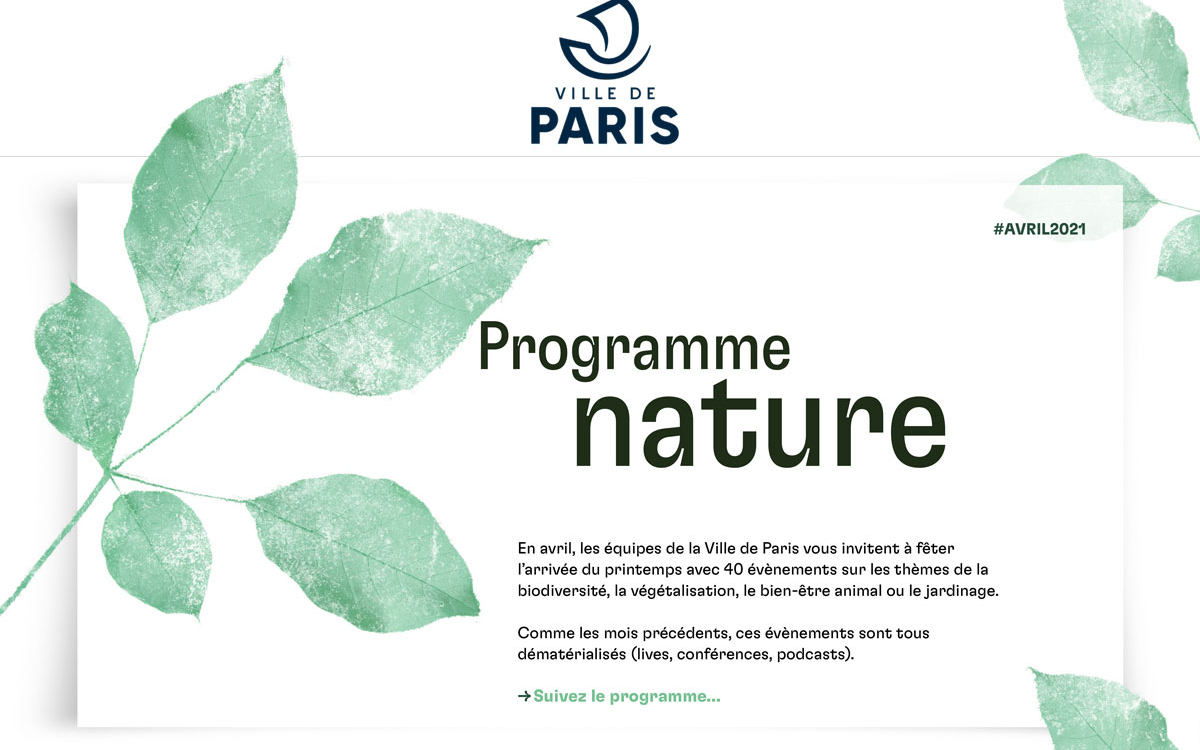 paris nature avril