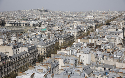 Vue sur le nord-est Parisien.