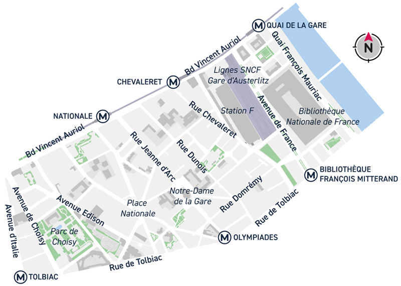 Plan de quartier - Choisy - Jeanne d'Arc - Seine