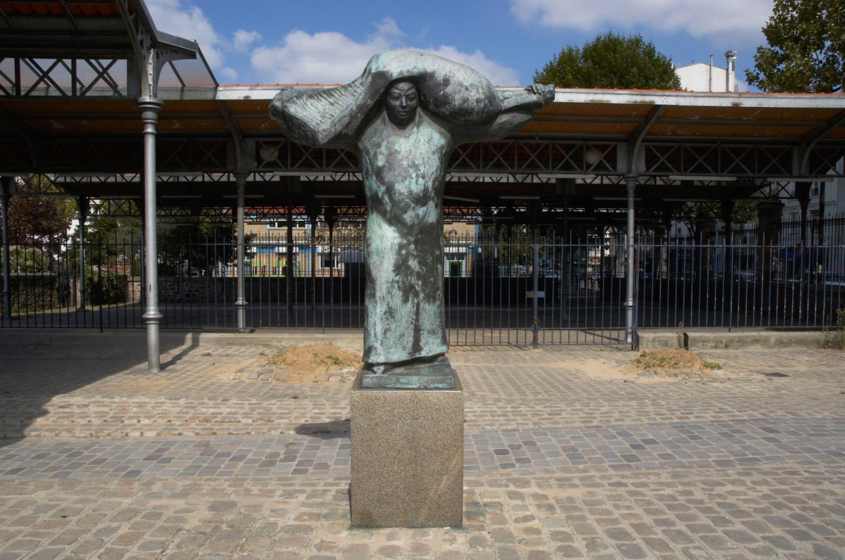 Albert BOUQUILLON (1908-1997), Porteur de viande, 1991