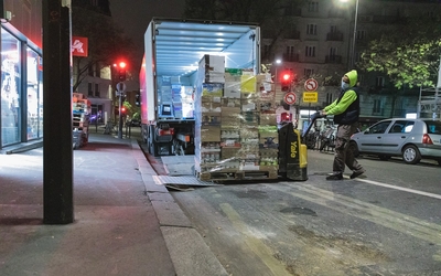 Livraison en horaire décalé à Auchan
