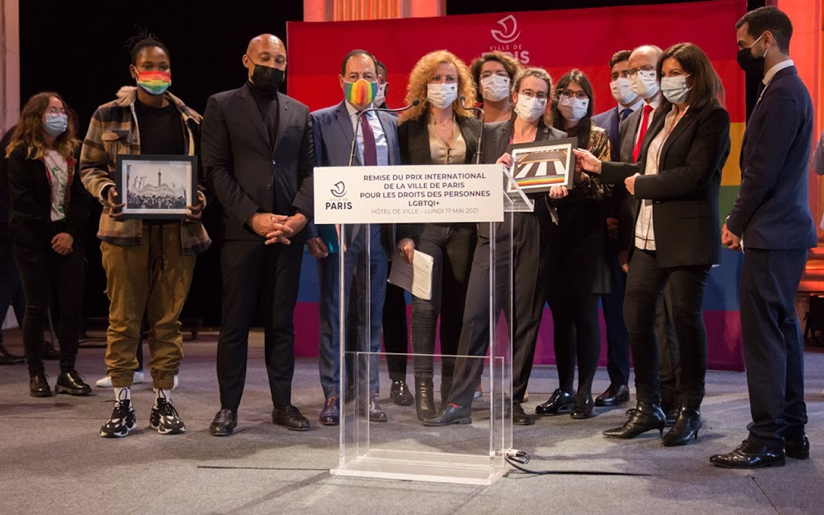 Remise du prix international de la Ville de Paris pour les droits de personnes LGBTQI+