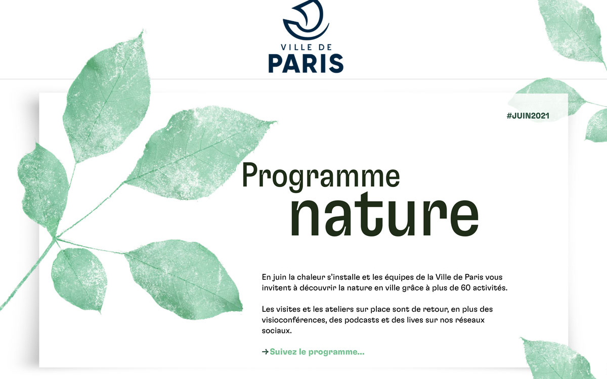 paris nature juin