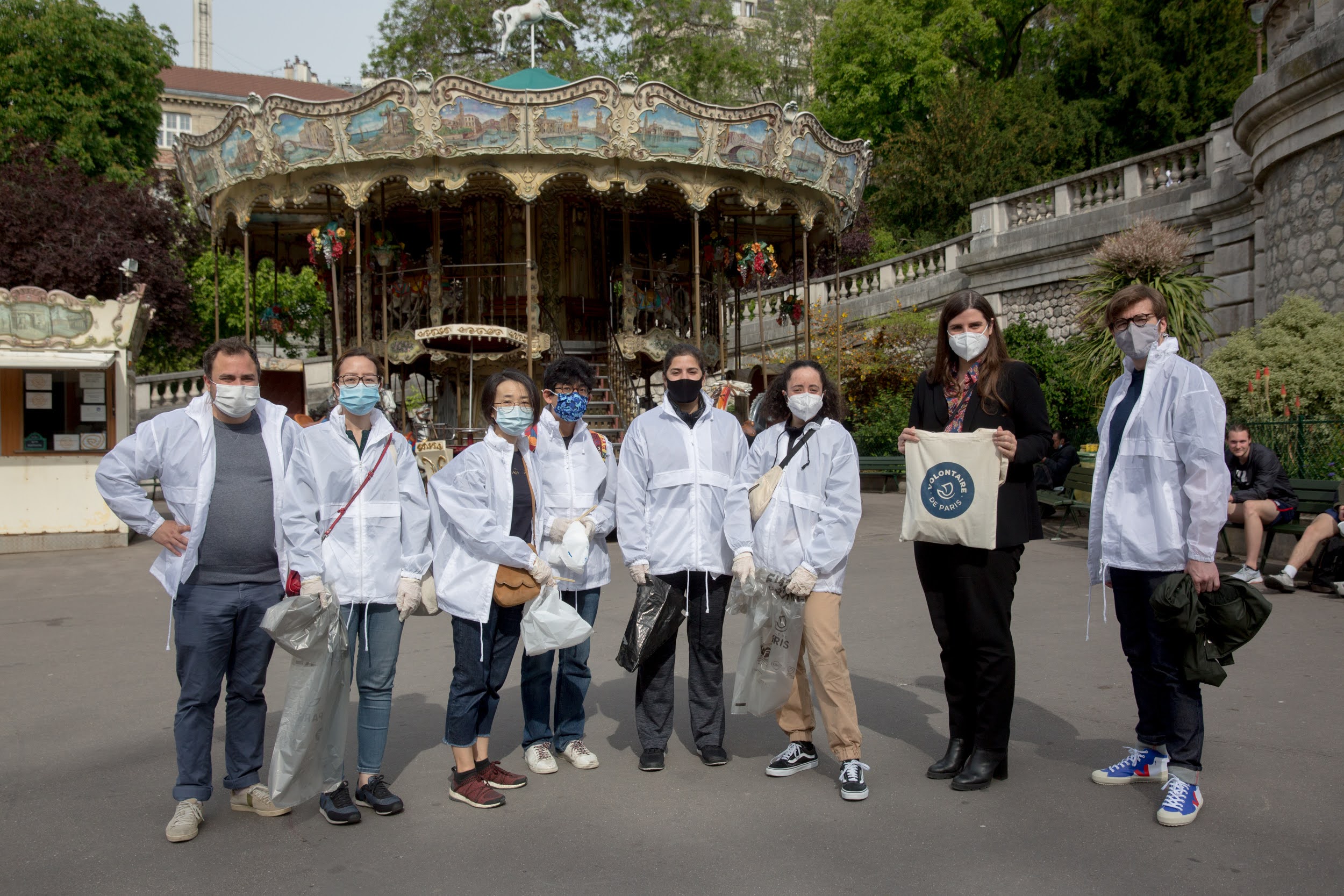 Opération 0mégot, volontaires de Paris, 18e