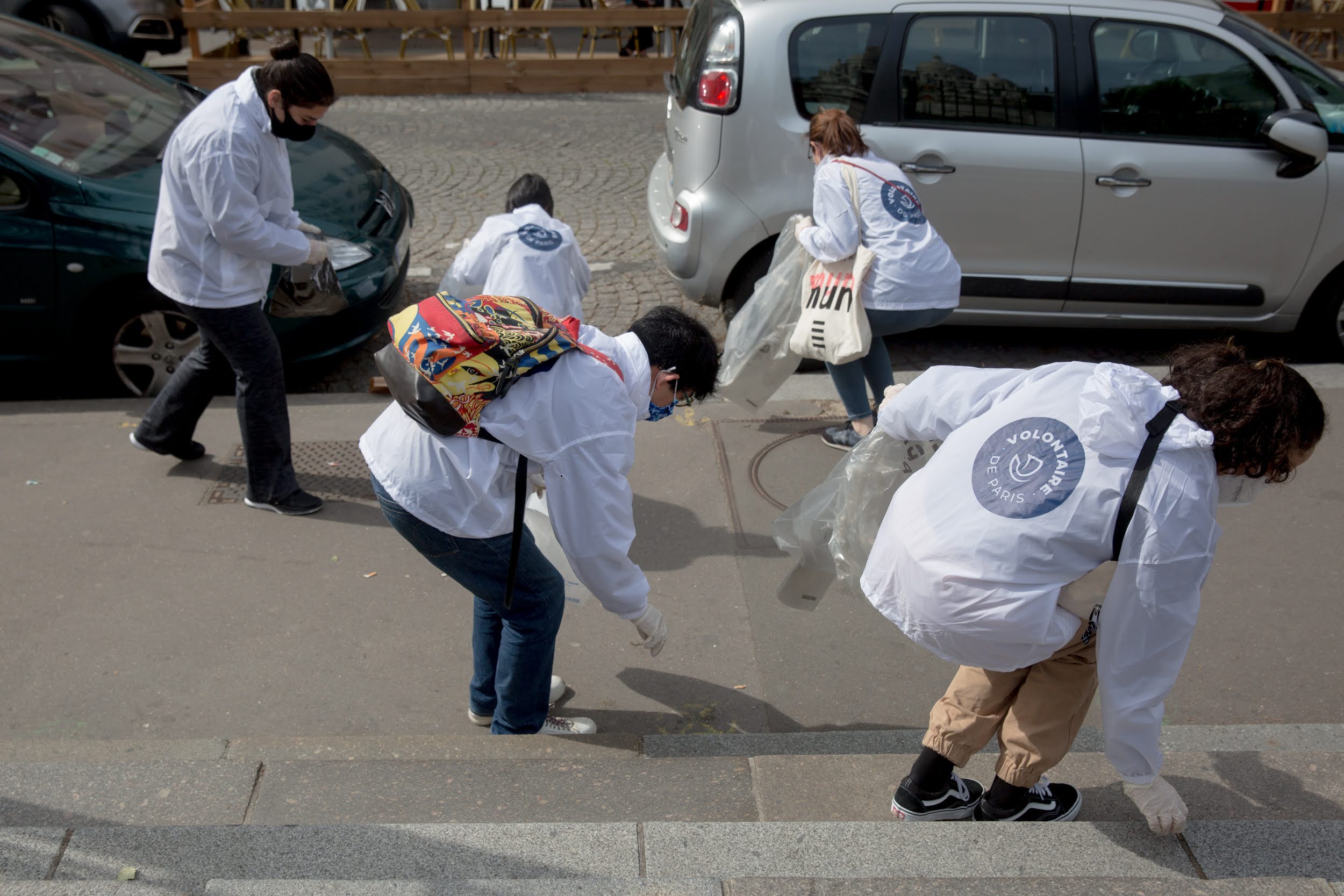 Opération 0mégot, volontaires de Paris, 18e