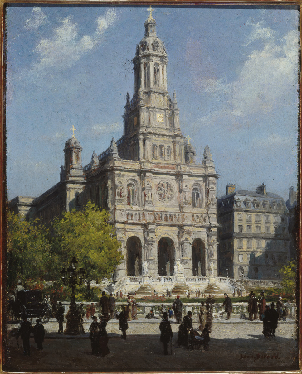 L'église de la Trinité vers 1880.
