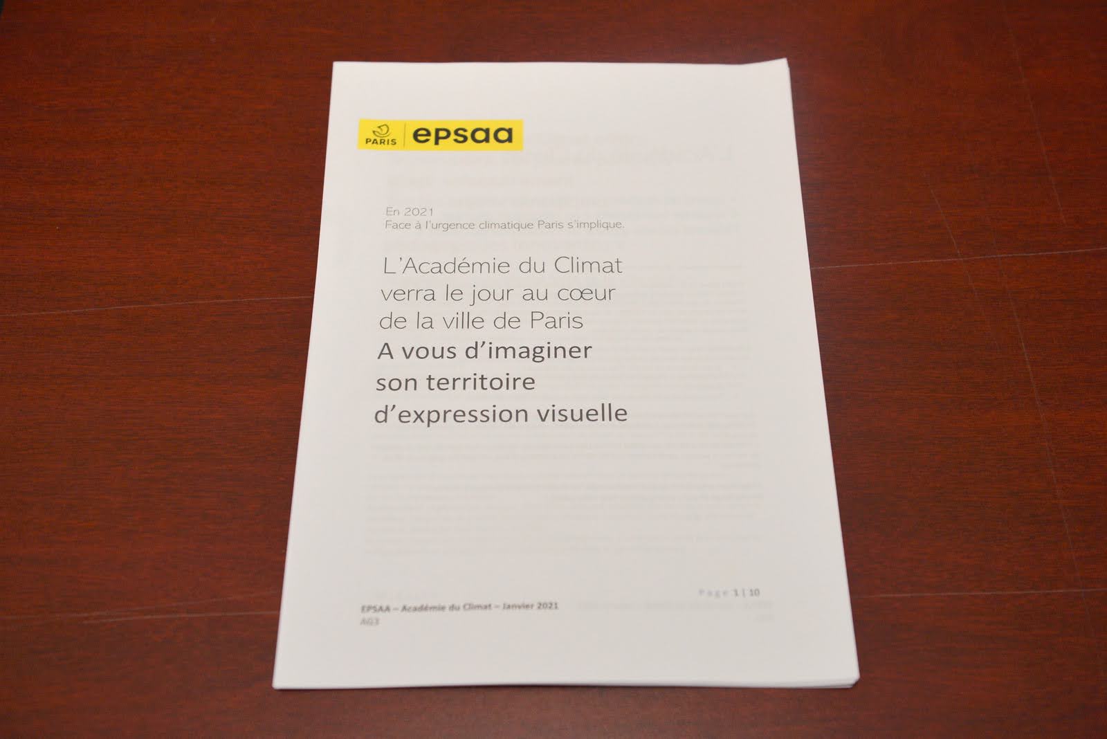 Académie du climat - Jury DICOM à l'EPSAA
