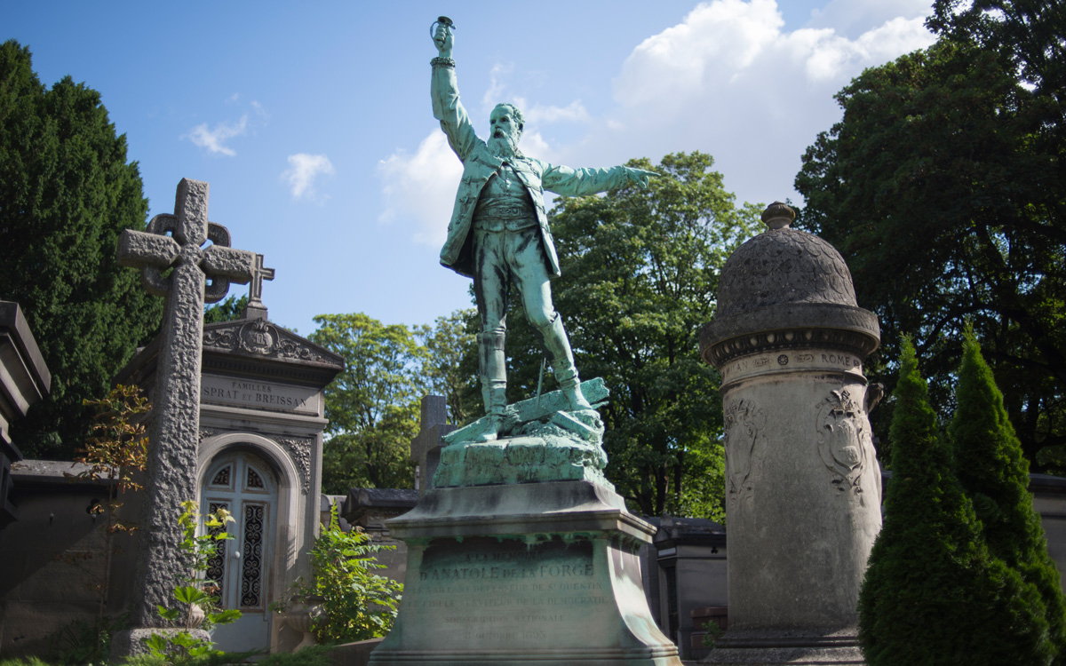 Cimetiere du Pere Lachaise, Anatole de la Forge, E. Barrias, 1893