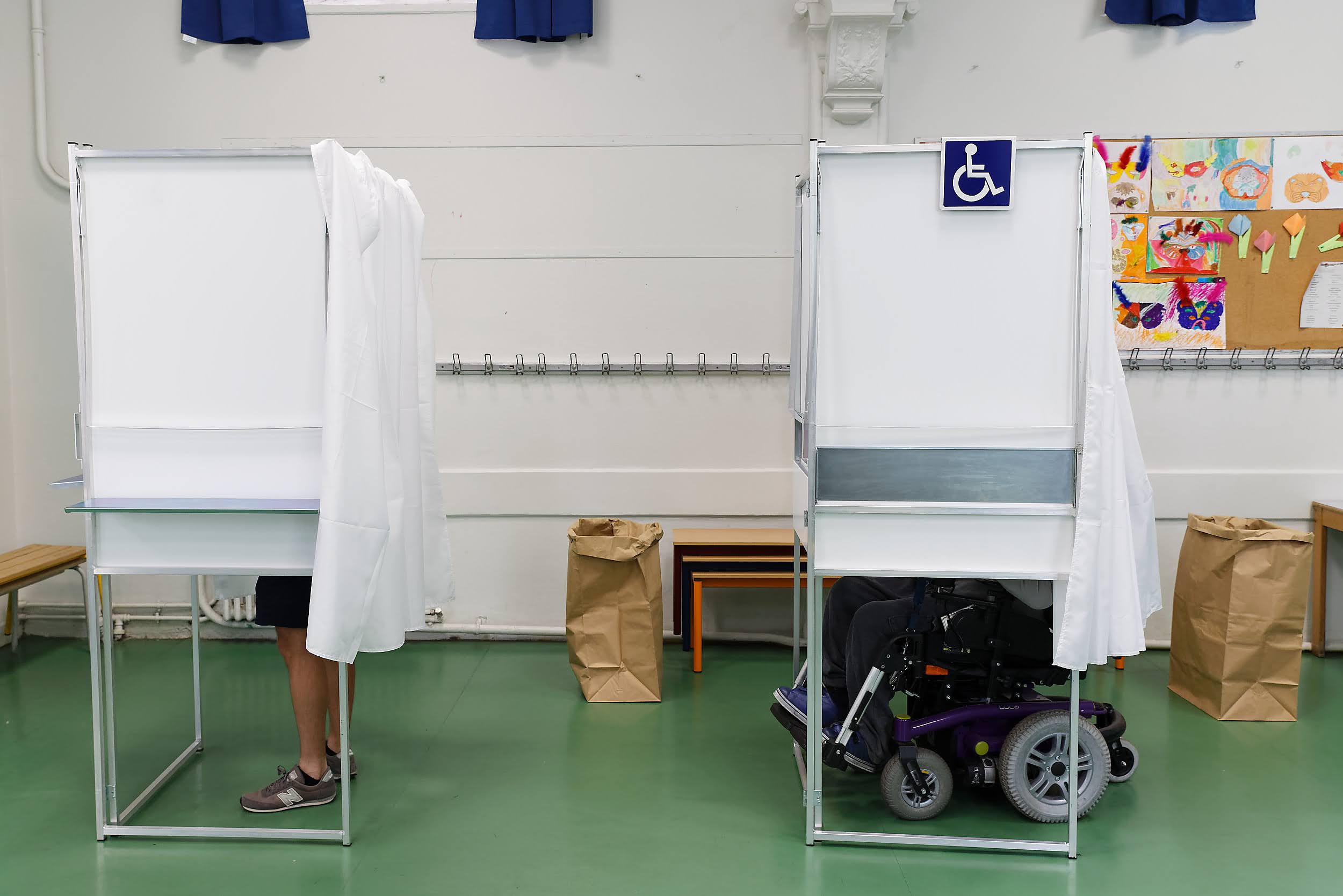 Elections régionales à Paris, personnes en situation de handicap.