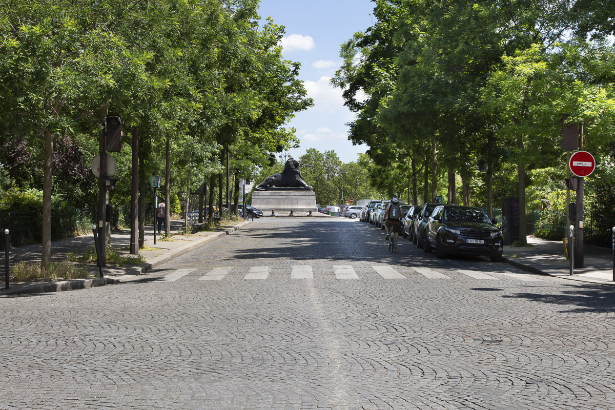 Végétalisation autour de la Place Denfert-Rochereau