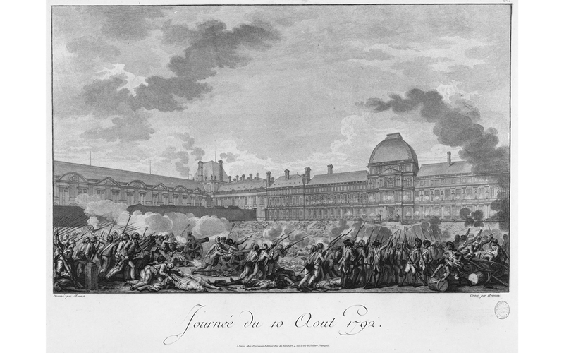 Helman, Charles Monnet. "Journée du 10 Août 1792". Paris, musée Carnavalet.