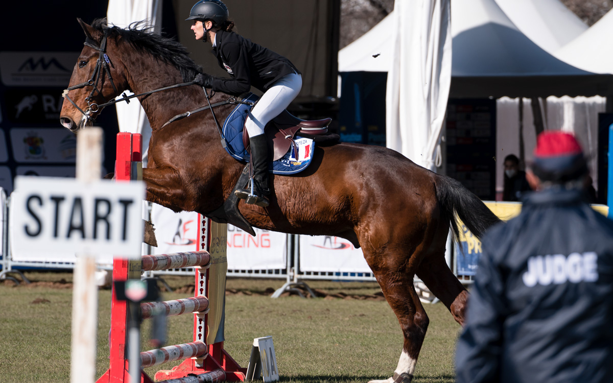 Marie Oteiza, championne de pentathlon