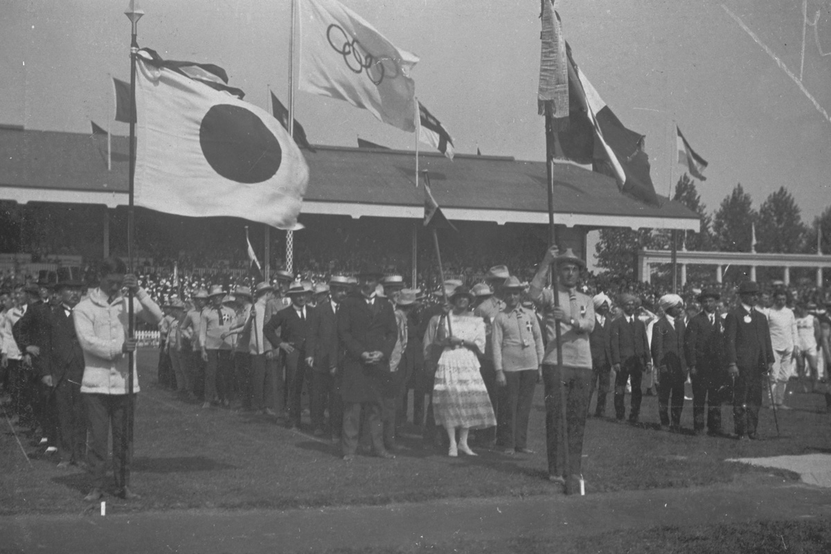 Jeux Olympiques en 1920.