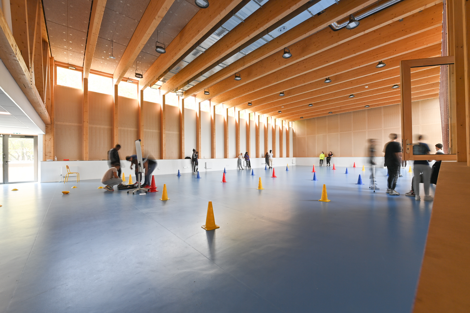 Nouveau gymnase du Collège Utrillo 18e