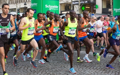 Schneider Electric Marathon de Paris en 2018.