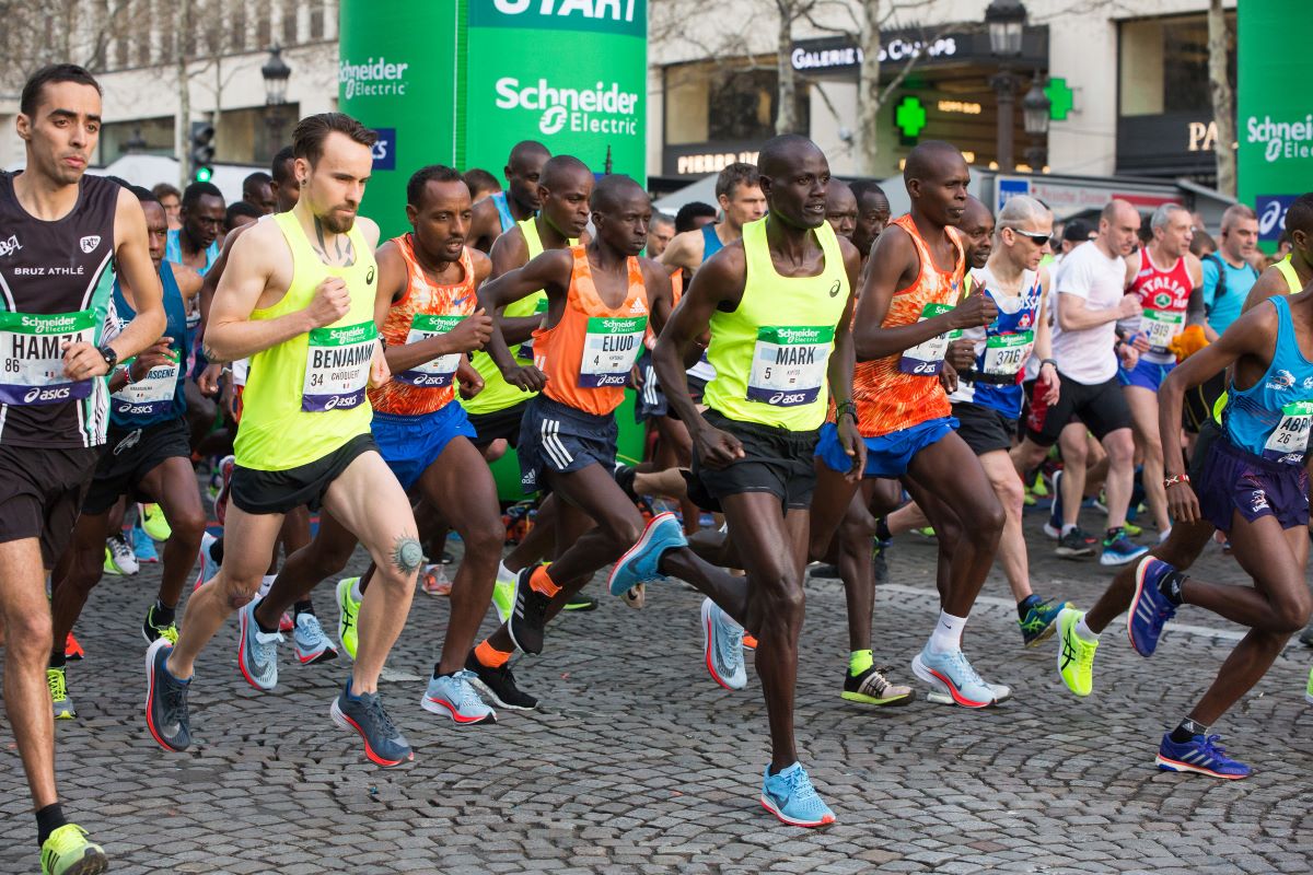 Schneider Electric Marathon de Paris en 2018.
