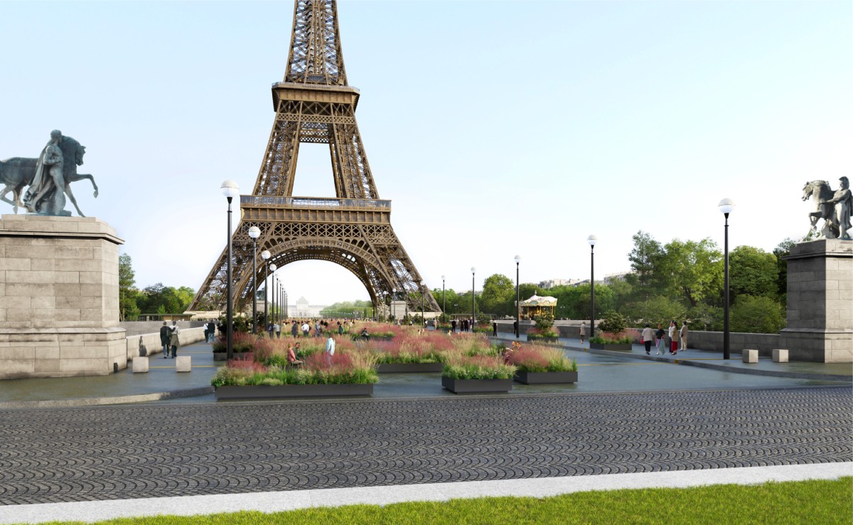 Futur quartier de la tour Eiffel : un nouveau poumon - Ville de Paris