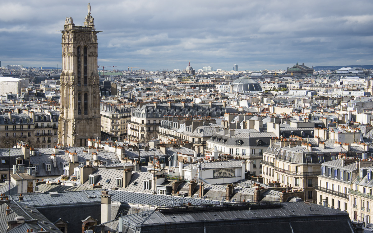 Depuis le Campanile de l'Hôtel de ville