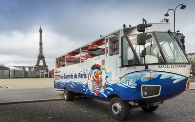 Les Canards de Paris, bus amphibien