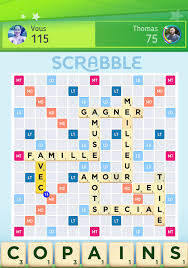 Capture d'écran d'une partie de Scrabble Go