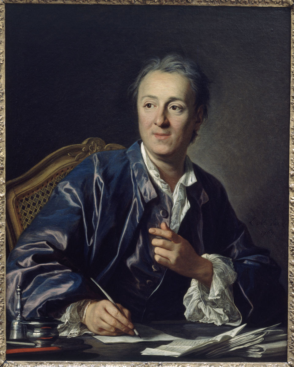Louis-Michel Van Loo (1707-1771). "Denis Diderot (1713-1784), écrivain français", 1767.