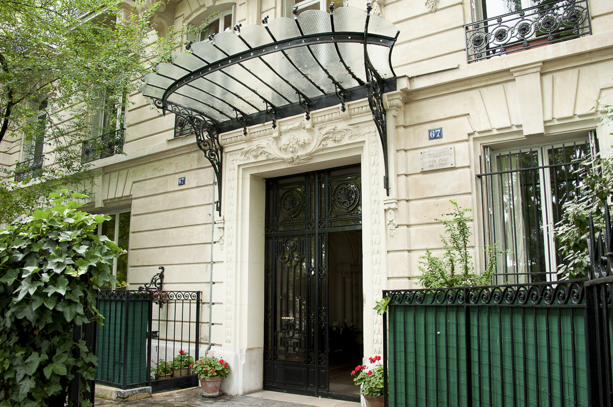 Appartement d'Edith Piaf ,67 Boulevard Lannes 16e