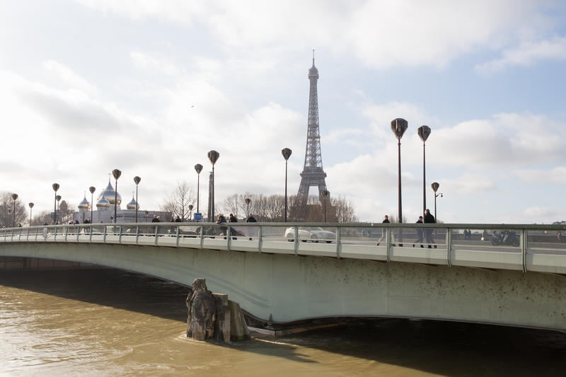 Pont de l'Alma pendant la crue