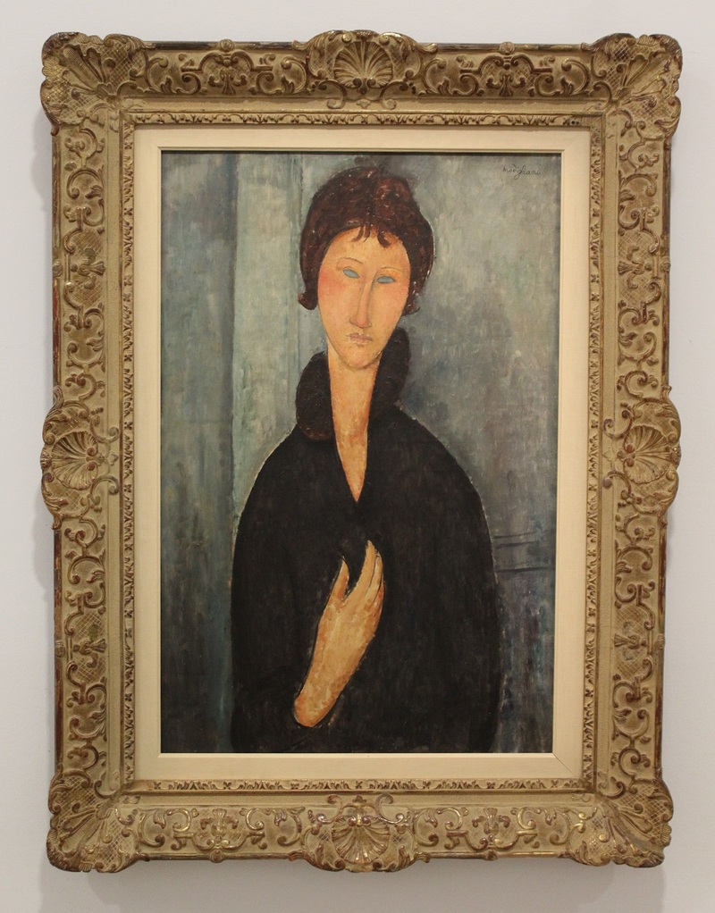 La femme aux yeux bleus, Modigliani