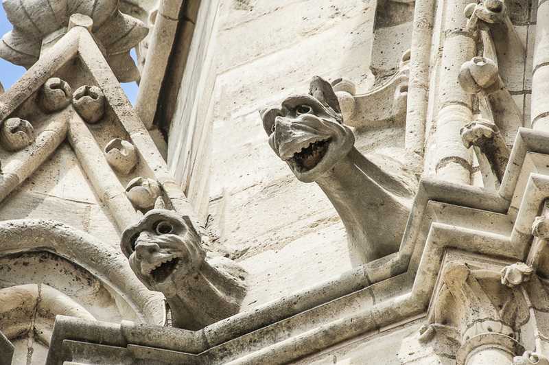 Gargouilles sur Notre Dame de Paris