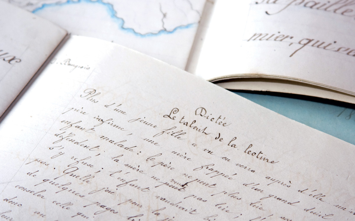écriture, dictée