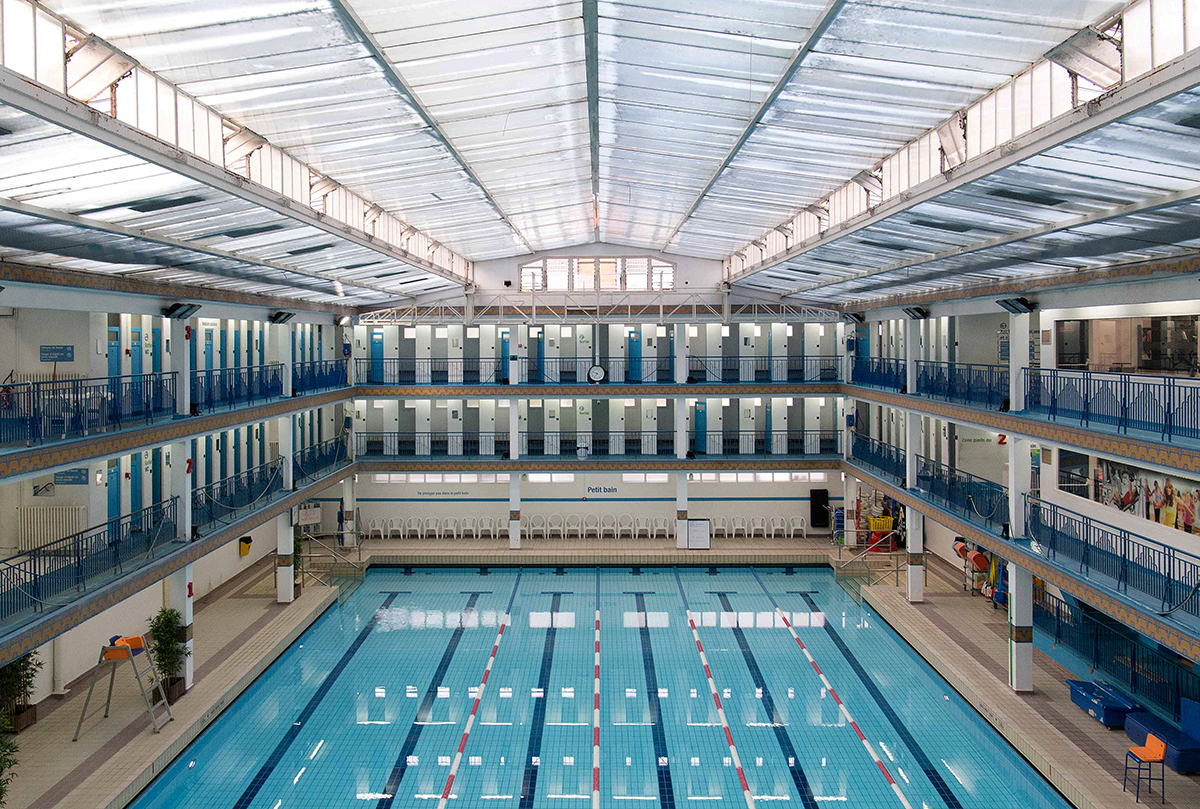 La piscine Pontoise (5e arrt.) avant fermeture et opération de rénovation (2021-2023)