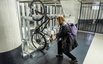 Stationnement pour vélos 
