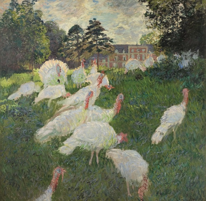 Claude Monet (1840-1926) Les Dindons 1877 Óleo sobre lienzo 174 x 172,5 cm París, Musée d'Orsay 