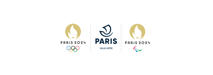Logos JO 2024 et Ville de Paris