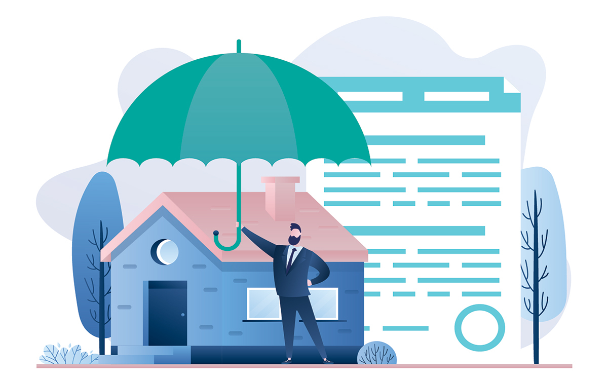 Parapluie pour une assurance habitation