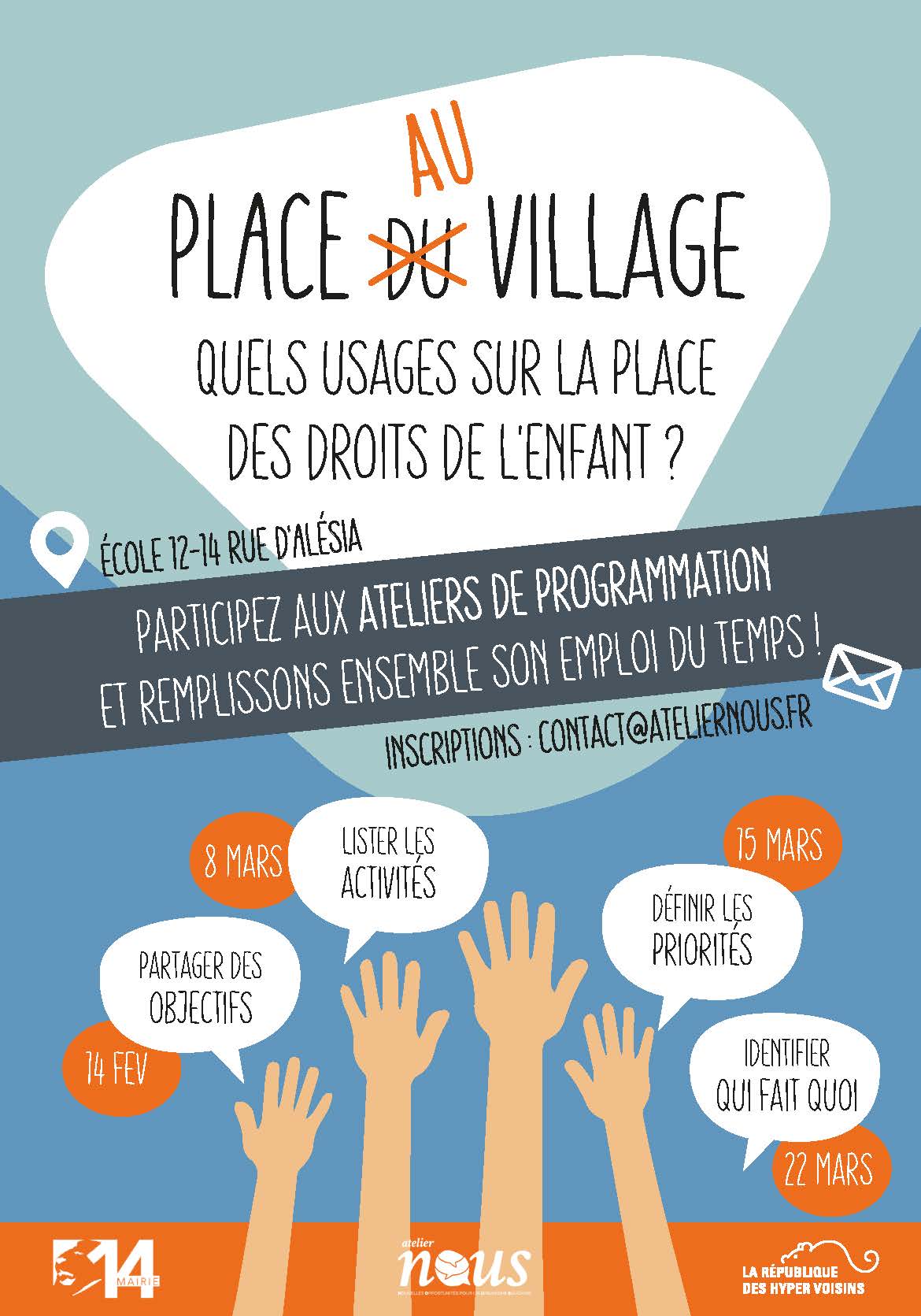 Programme des animations Place des Droits de l'Enfant