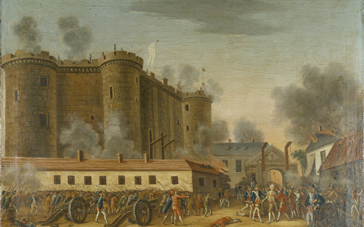 "Prise de la Bastille : arrestation de Monsieur de Launay, le 14 juillet 1789". Paris, musée Carnavalet.