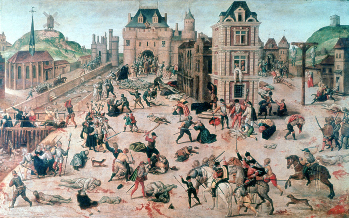 François Dubois (1790-1871). "Massacre de la Saint-Barthélemy". 1810-1870. Lausanne, musée cantonal des Beaux-Arts.