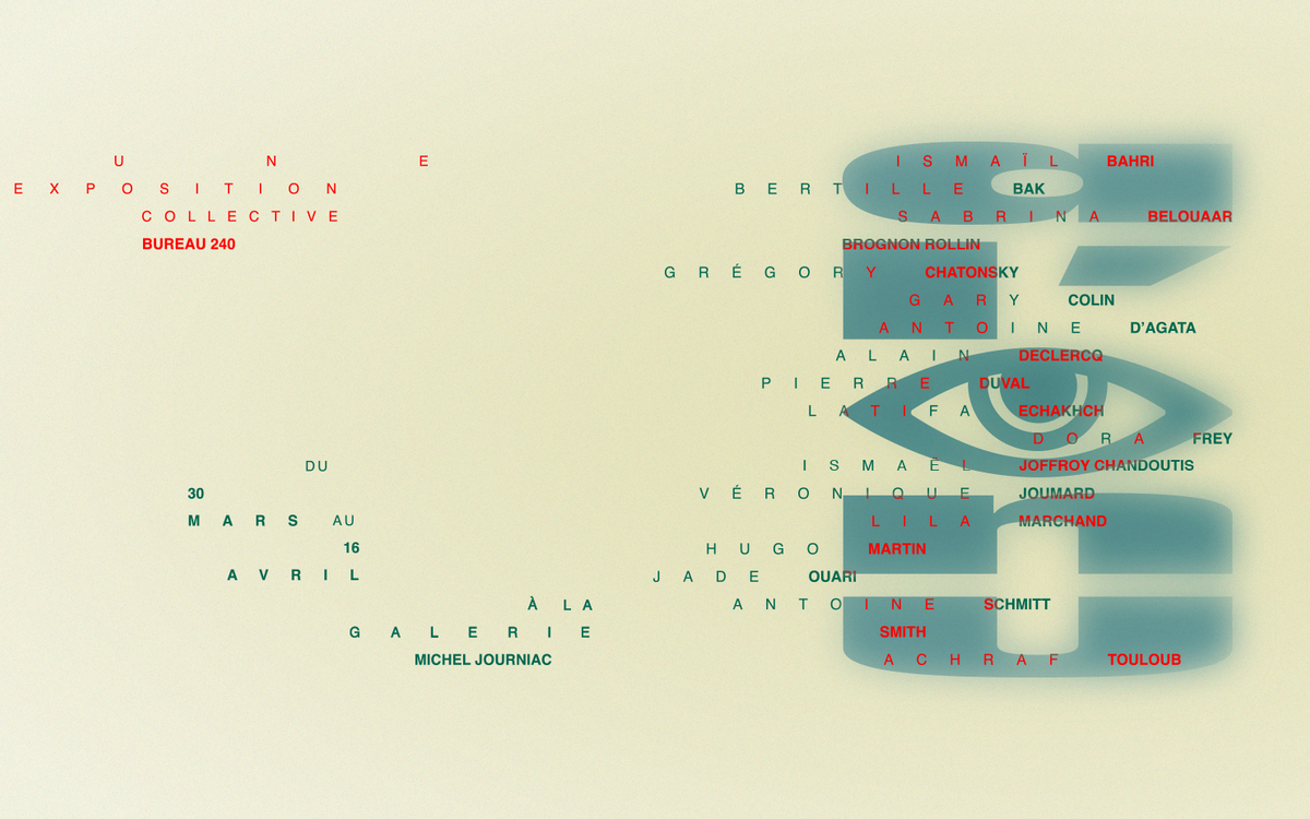 Affiche A l'oeil nu collectif bureau 240 mars 2022