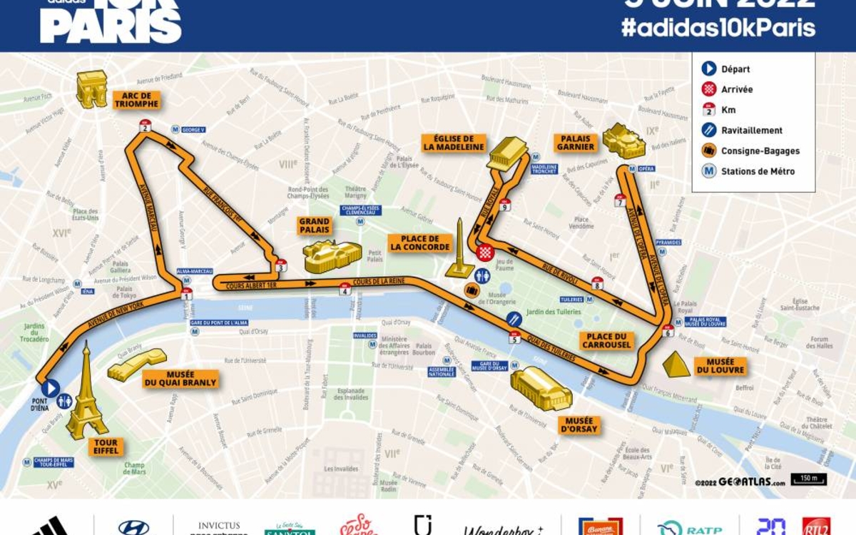 presente Bienvenido Extremadamente importante Adidas 10 K Paris : modification de la circulation et - Mairie du 8ᵉ