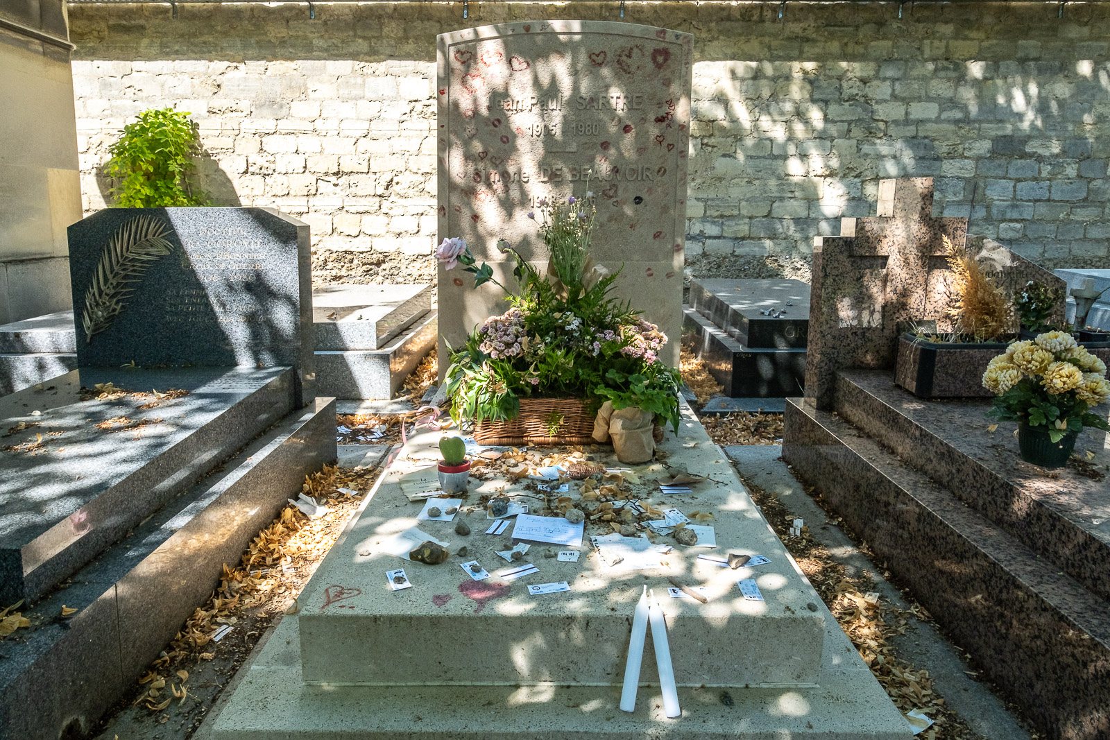 Sur les pas de Simone de Beauvoir cimetière Montparnasse 
