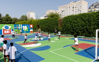 Inauguration du Playground Rai - Jardin d'Eole 