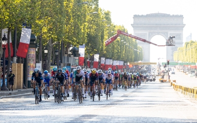 Arrivée du Tour de France Hommes 2022
