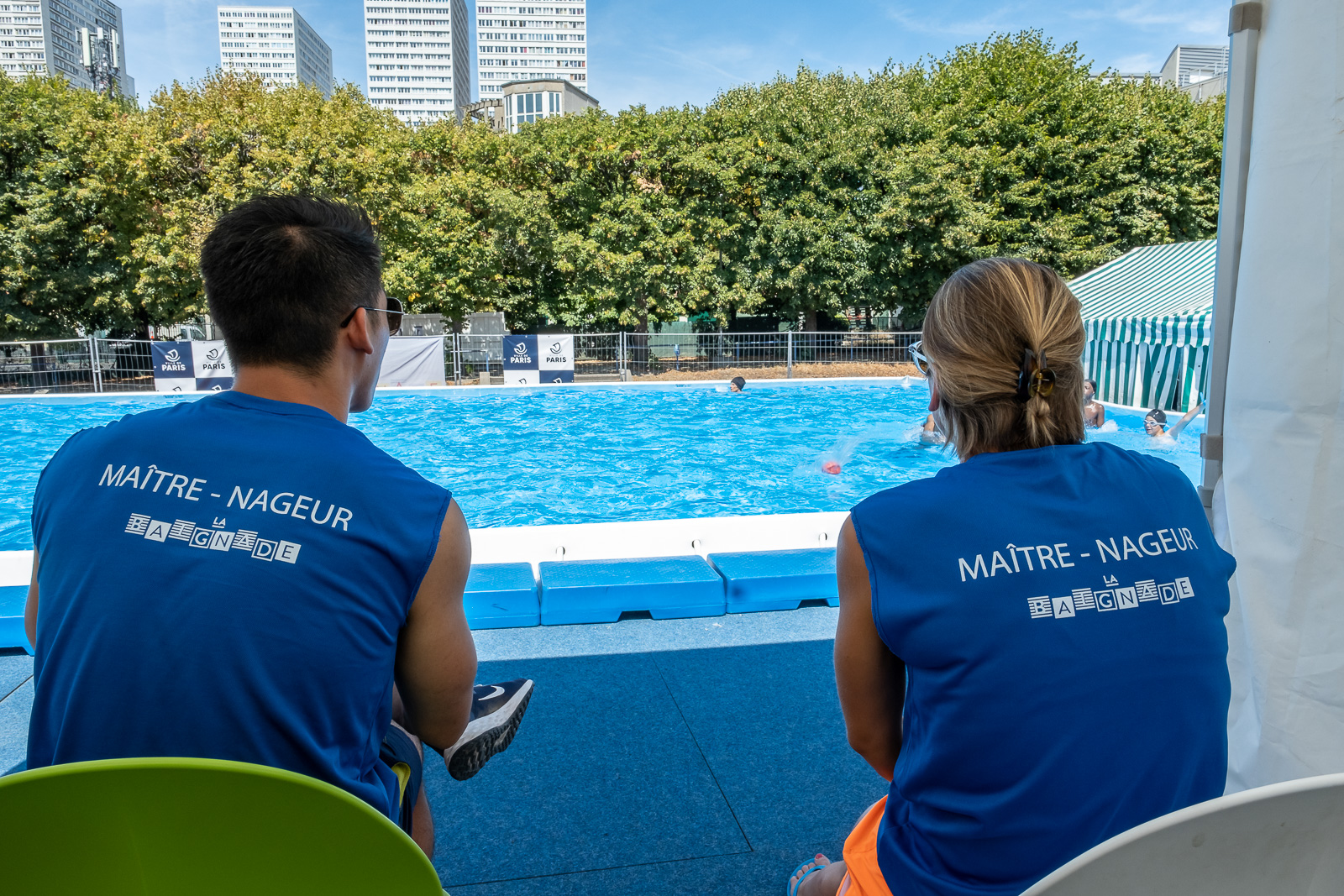 Piscine éphémère  Georges Carpentier (13e)