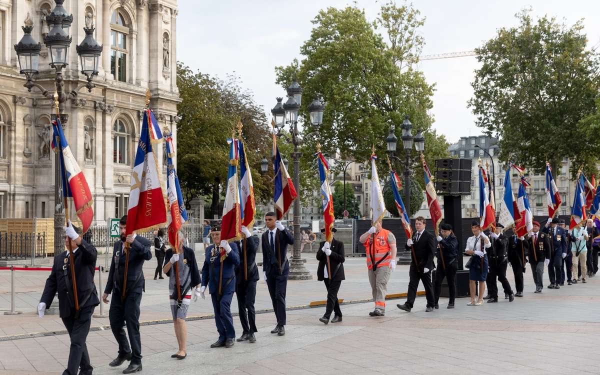 78ème anniversaire de la Libération de Paris, Parvis de l'Hôtel de Ville